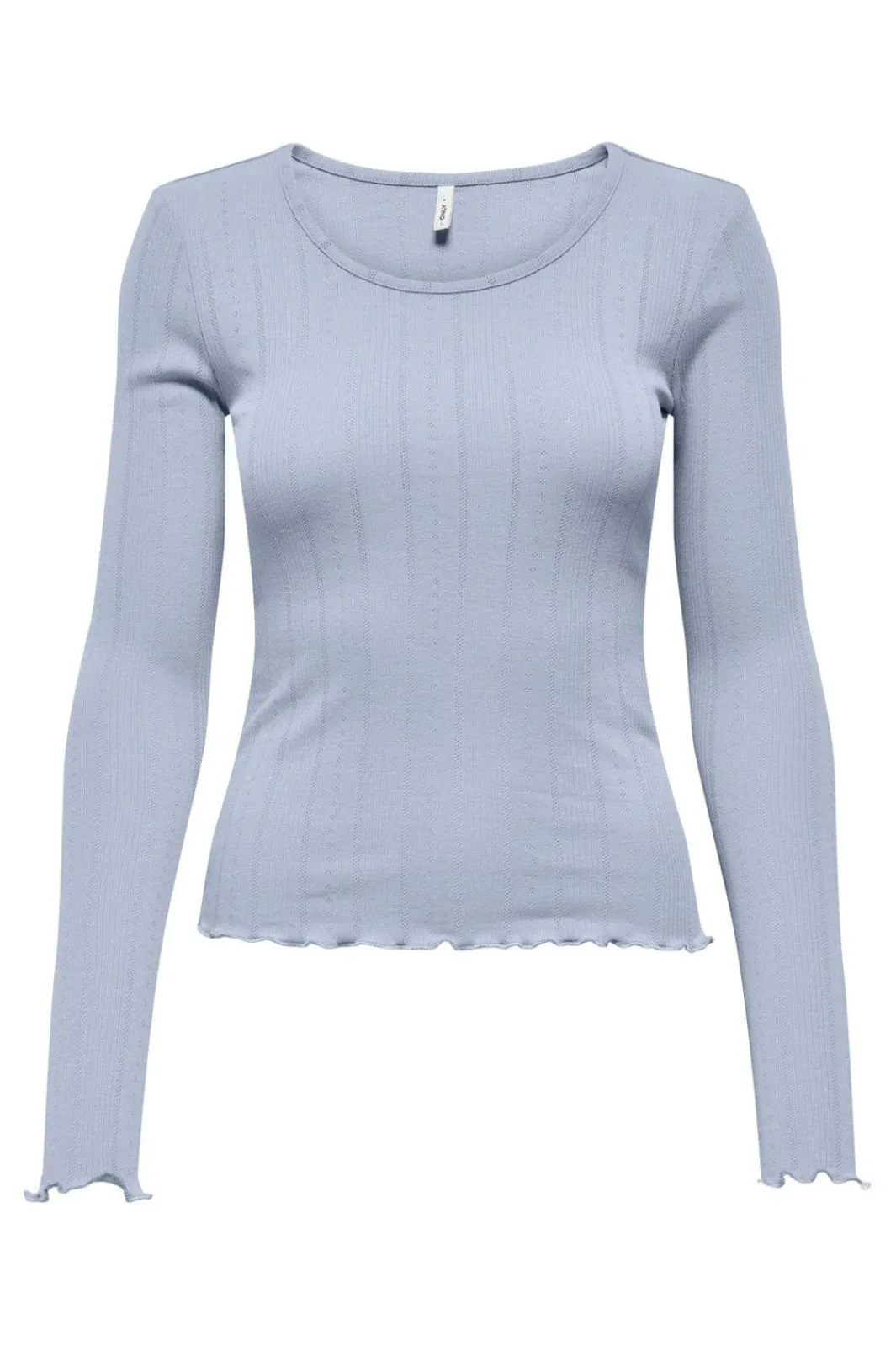 New Only Onltenna O-Neck L/S Top 5029393 Soft Chambray