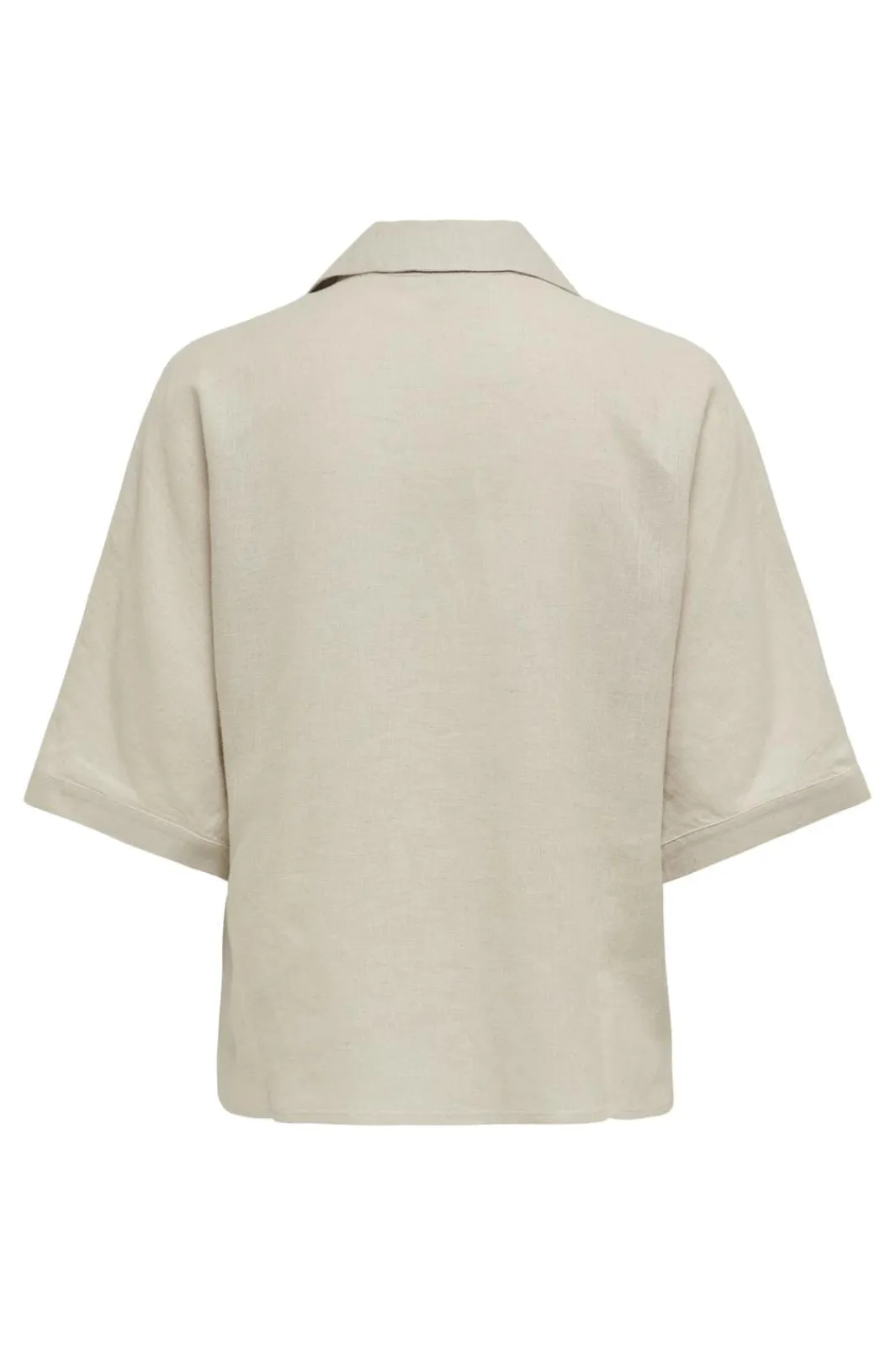 Only Onltokyo Life Ss Linen Bl Shirt 4414158 Moonbeam