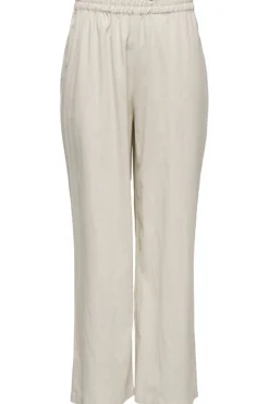 New Only Onltokyo Linen Blend Pant 3996929 Moonbeam