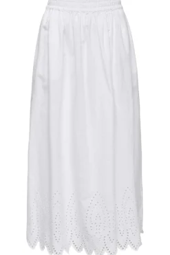 Sale Only Onltulum Emb Maxi Skirt 4695534 Bright White Bright White Emb