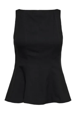 Only Onlunita Life S/L Peplum Top Tlr Ox 4978186 Black