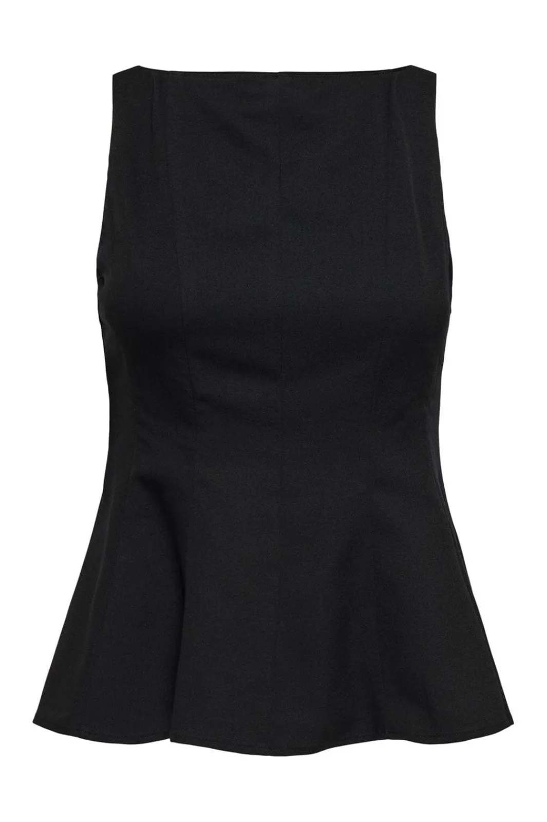 Only Onlunita Life S/L Peplum Top Tlr Ox 4978186 Black