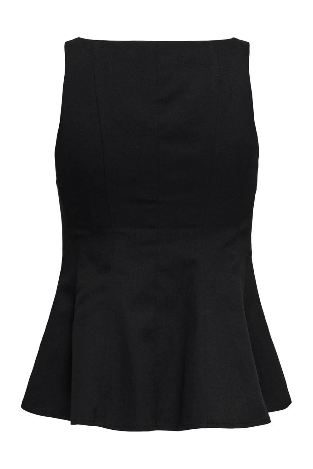Only Onlunita Life S/L Peplum Top Tlr Ox 4978186 Black