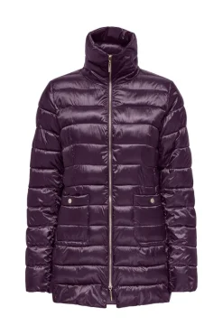 Best Only Onlvega Life Fitted Quilt Coat Cc 4852286 Mauve Wine