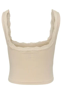 New Only Onlvicky Lace Singlet Square Neck Acc 4816312 Peach Taffy