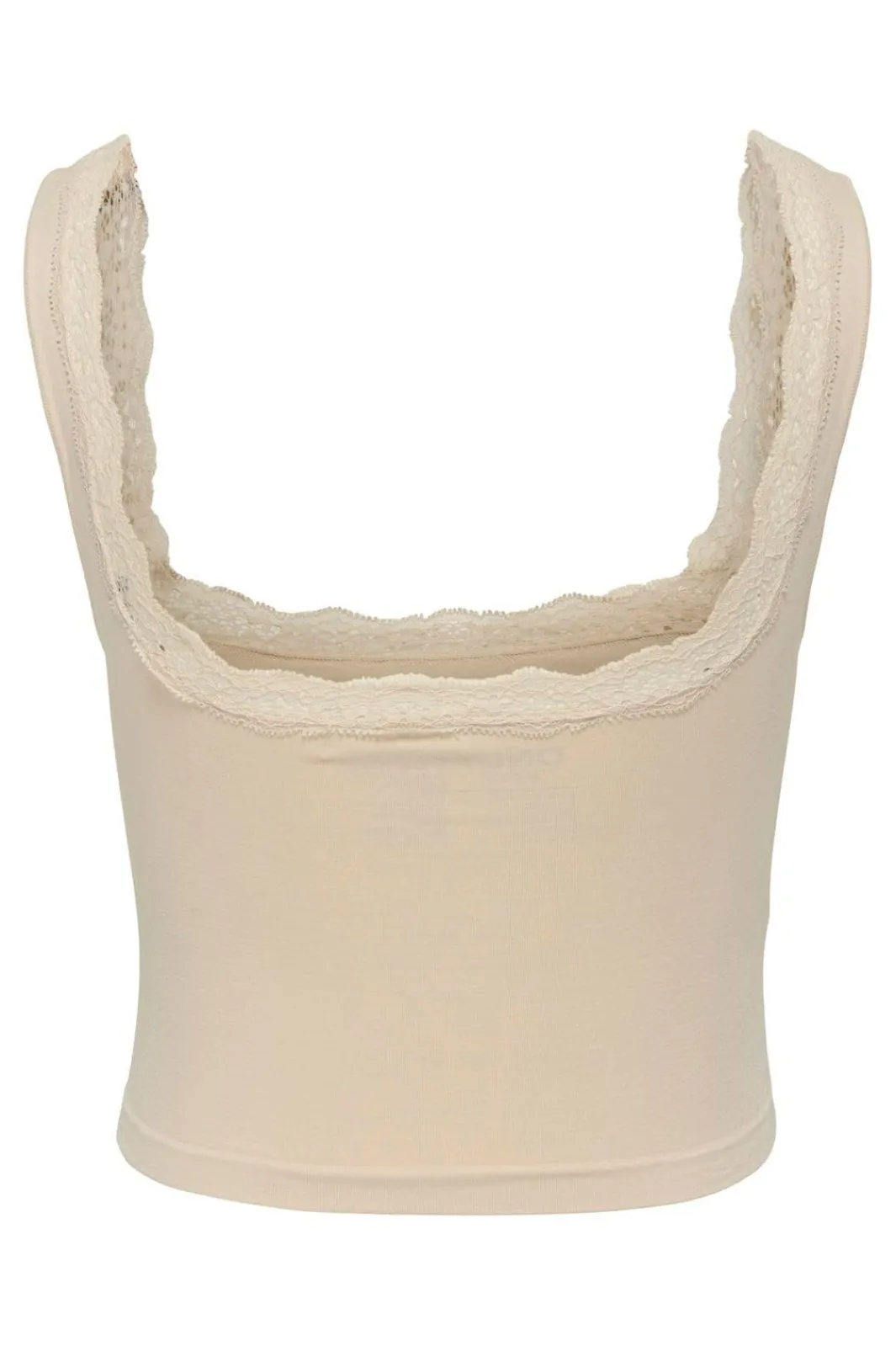 New Only Onlvicky Lace Singlet Square Neck Acc 4816312 Peach Taffy
