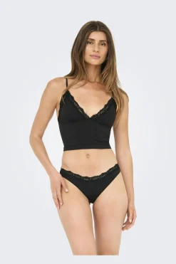 Outlet Only Onlvicky Lace Singlet V-Neck Acc 4816297 Black