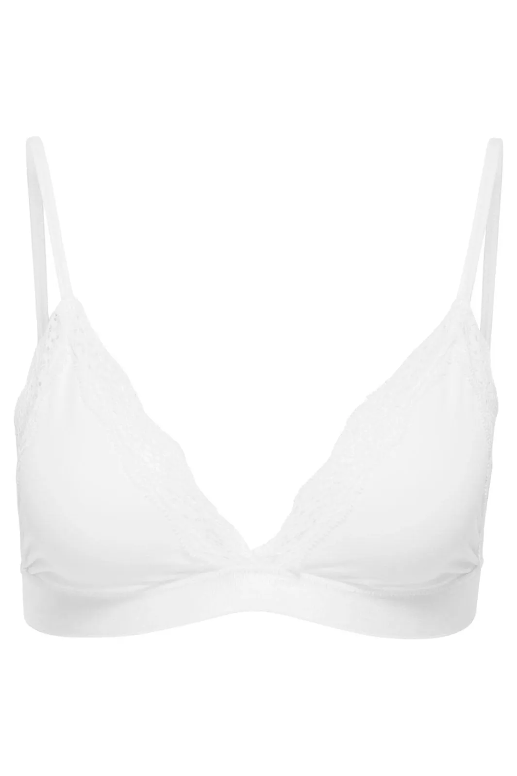 Hot Only Onlvicky Lace Unpadded Bralette Acc 4816287 Bright White