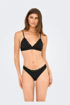 Hot Only Onlvicky Lace Unpadded Bralette Acc 4816285 Black