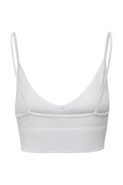 Discount Only Onlvicky Rib Seamless Vneck Top Acc 3799604 Bright White
