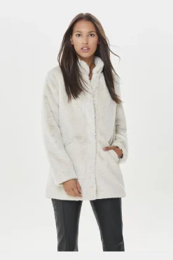 Discount Only Onlvida Faux Fur Coat 2900048 Pumice Stone