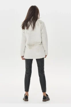 Discount Only Onlvida Faux Fur Coat 2900048 Pumice Stone