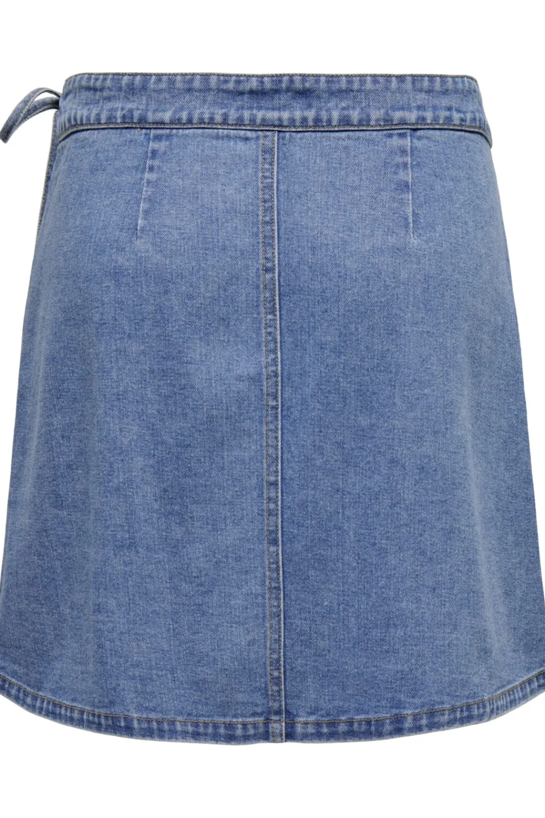 Only Onlvilla Wrap Tie Skirt Gua 4550180 Light Blue Denim