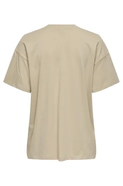 Outlet Only Onlvivvi Life S/S Lovely Top 4897138 Humus Caffe