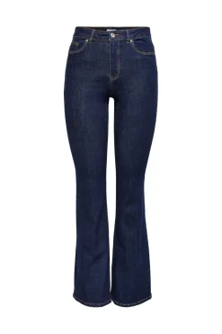 New Only Onlwauw Flared Rinse Gua030 3626892 Dark Blue Denim