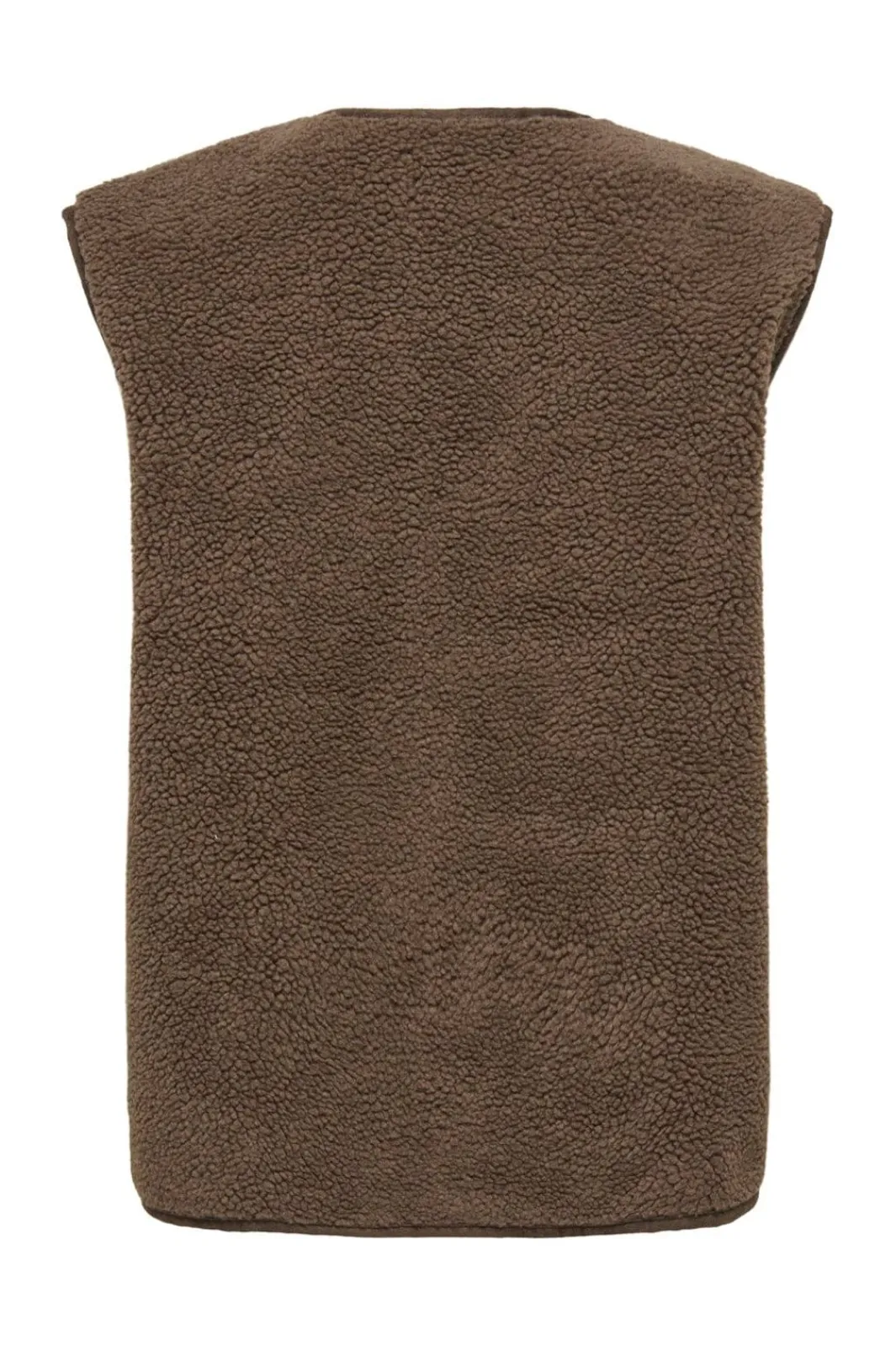 Only Onlwendy Teddy Waistcoat 4982810 Chestnut