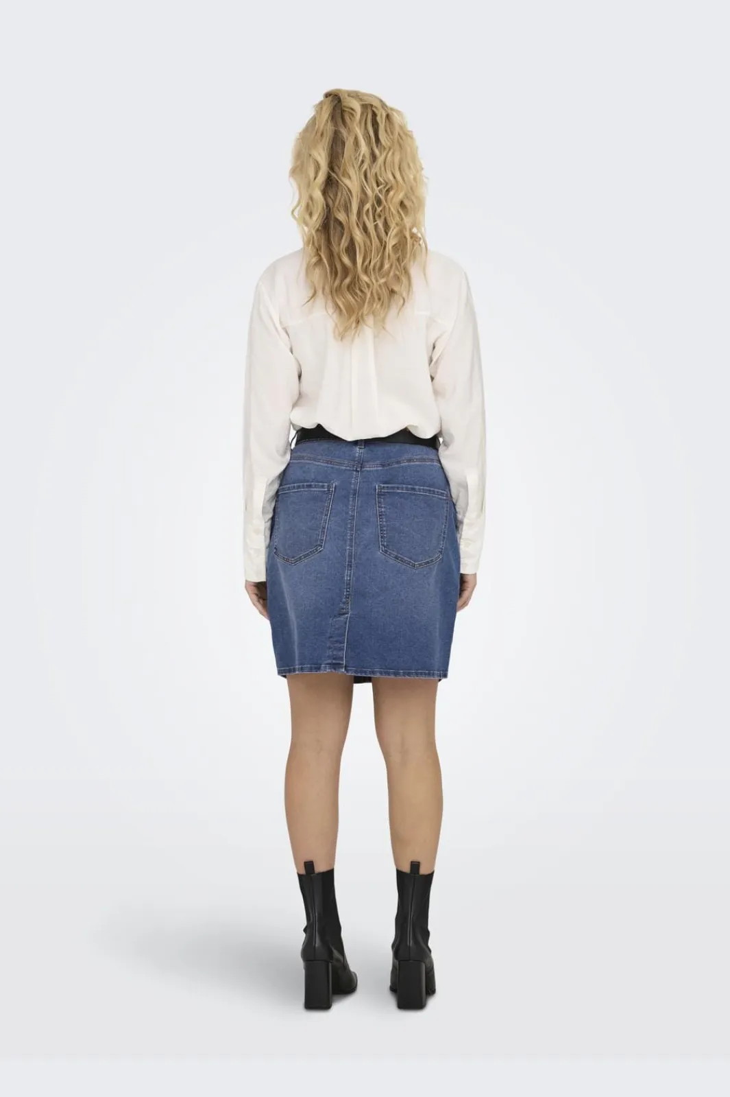 Discount Only Onlwonder Skirt Pim 4522708 Medium Blue Denim