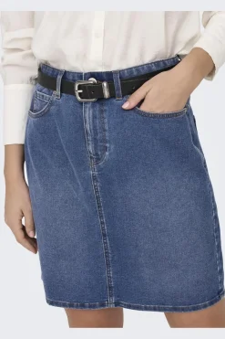 Discount Only Onlwonder Skirt Pim 4522708 Medium Blue Denim