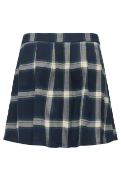Discount Only Onlwren Check Short Skirt 4970178 Night Sky Checked Fusion