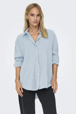 Online Only Onlzazima L/S Loose Shirt 4439493 Chambray Blue