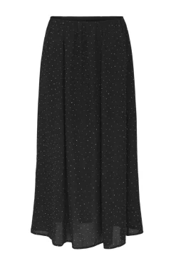 Hot Only Onlzeke Long Stud Skirt 4850705 Black Allover Studs