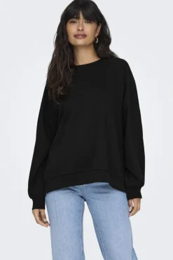 Hot Only Onlzenna L/S Oversize Stone Swt 4728634 Black Black Rhinestones