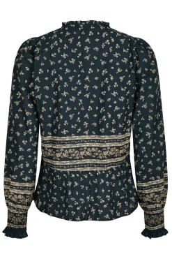 Neo Noir Ora Mini Border Blouse 164597 543