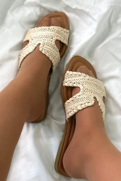Clearance Bloom Oriana Sandal Beige
