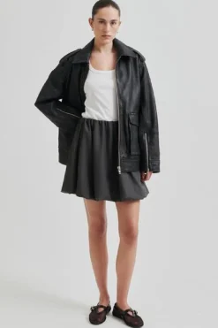 Best Second Female Otilia Skirt 59252 7003 Dark grey melange