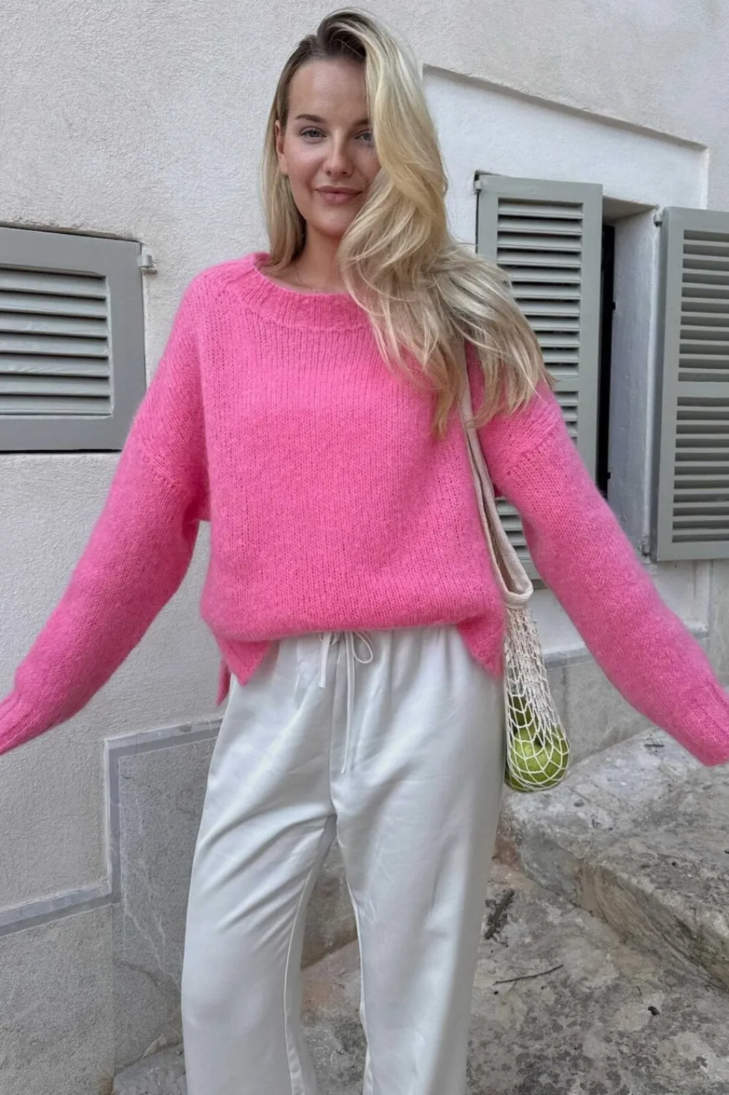 Online BYIC Palmaic Pullover 3495 Pink