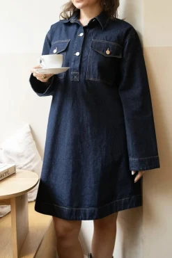 Discount Neo Noir Paras Denim Dress 163381 534