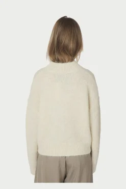 New Neo Noir Paulina Fluffy Knit Blouse 164729 121