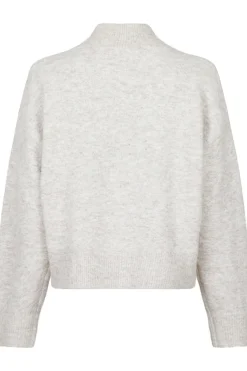 Outlet Neo Noir Paulina Knit Blouse Beige Melange