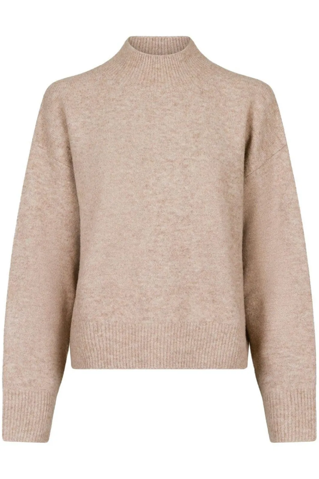 Best Neo Noir Paulina Knit Blouse Sand Melange