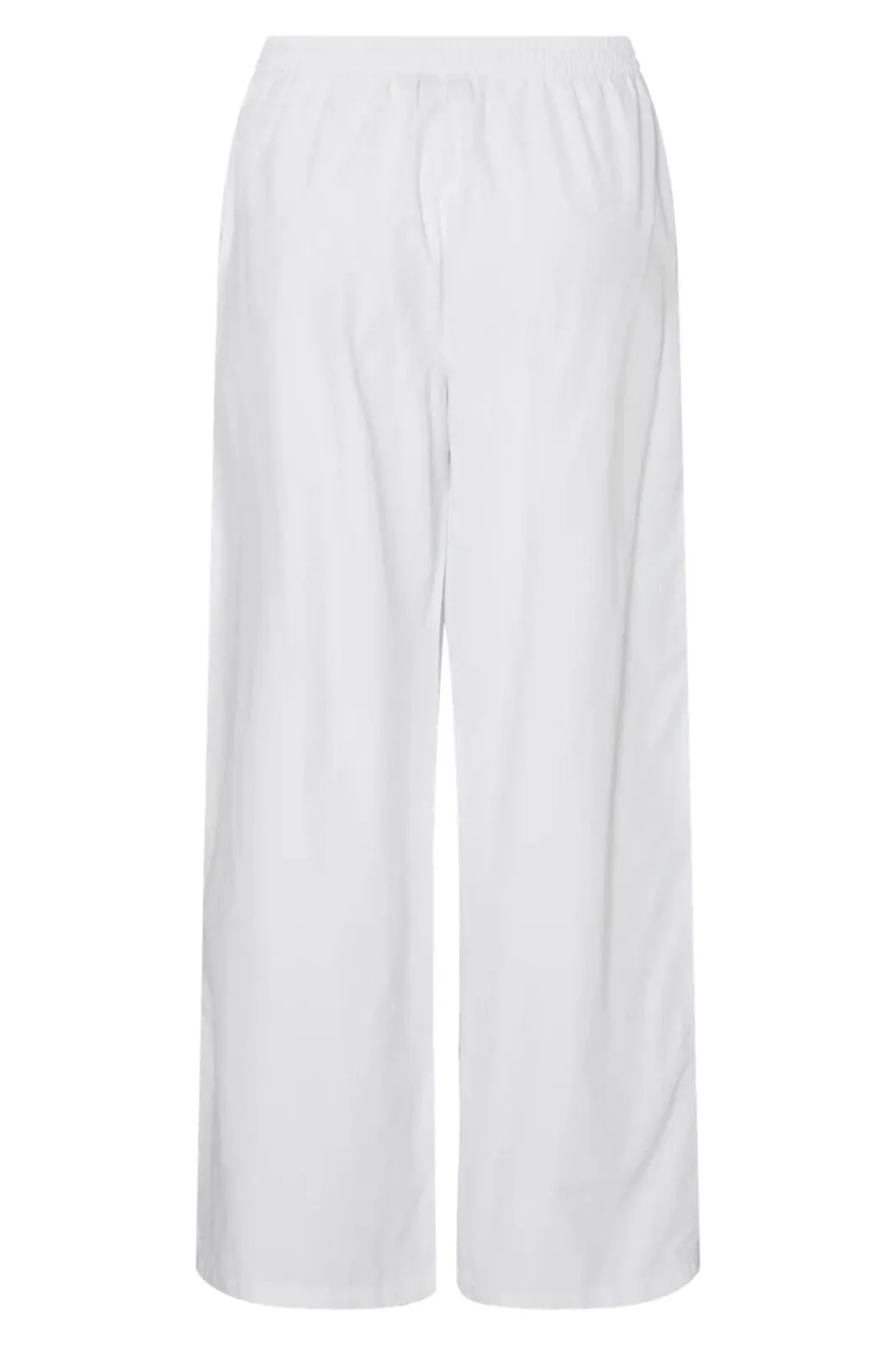 Hot Pieces Pcalba Wide Emb Pant 4861911 Bright White