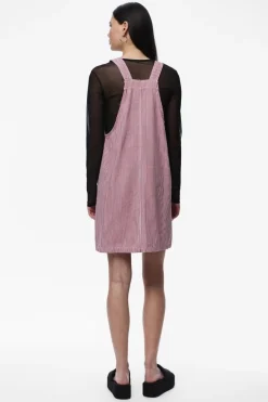 Sale Pieces Pcallo Dungaree Dress Fsy 4464992 Salsa Cloud Dancer Stripes