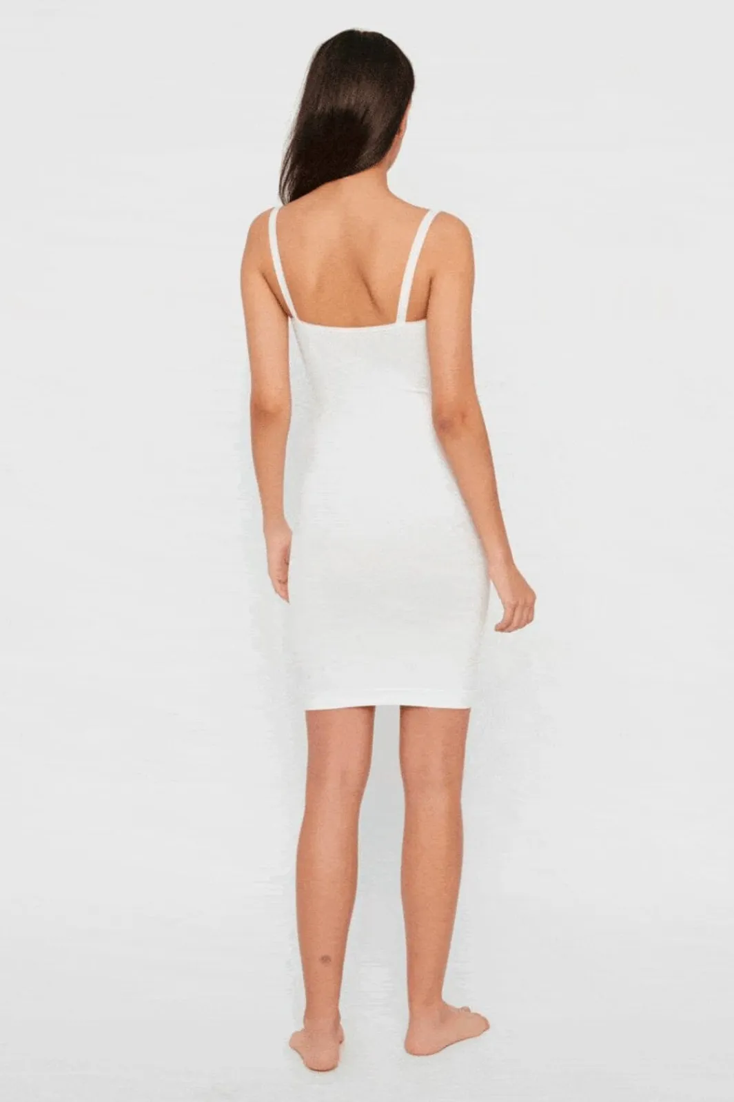 Pieces Pcballroom Long Singlet White
