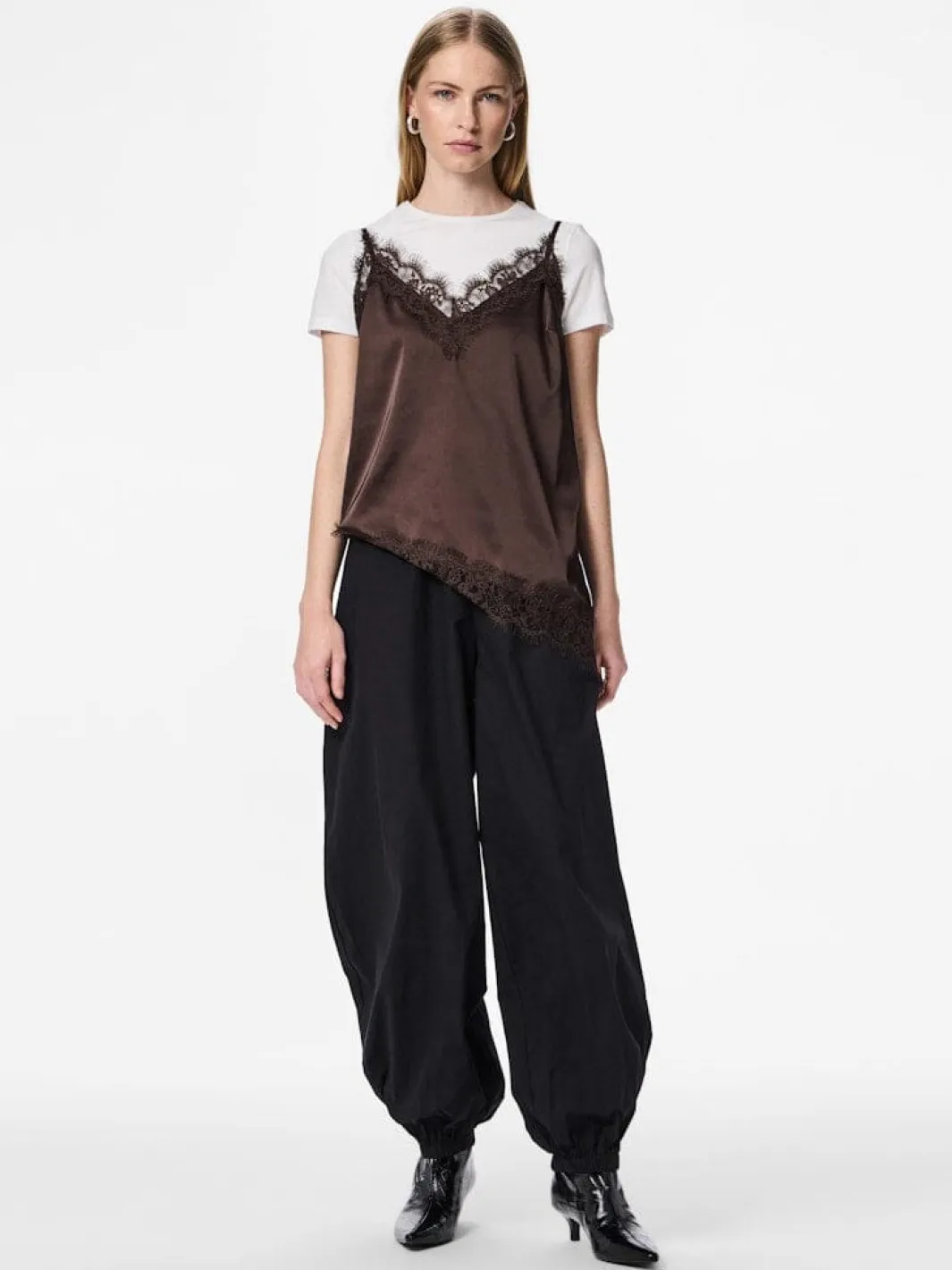 Online Pieces Pcbella Balloon Pants 5084193 Black
