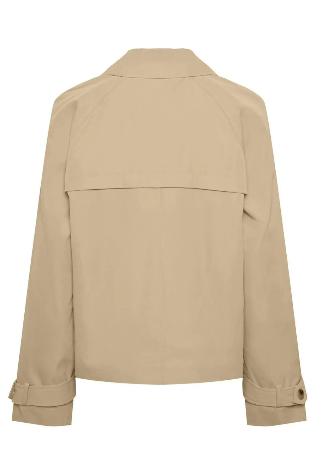 New Pieces Pcbille Short Trenchcoat 4443826 Warm Sand