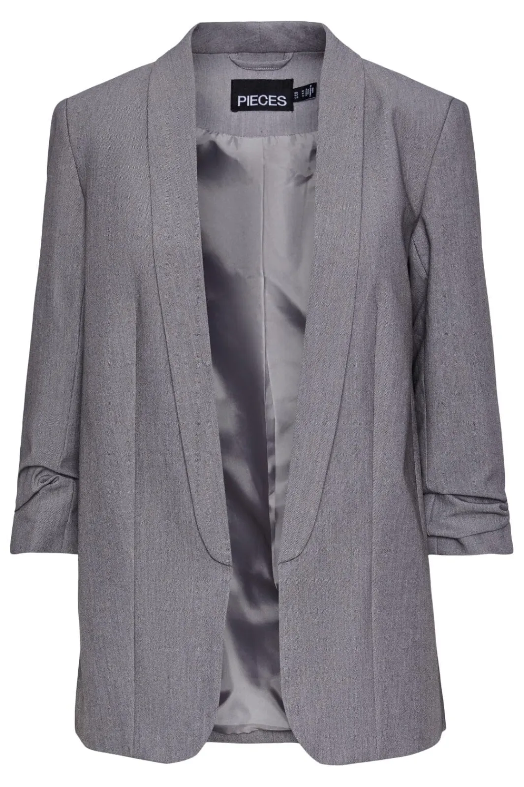 Hot Pieces Pcbosella 3/4 Blazer 3423753 Light Grey Melange