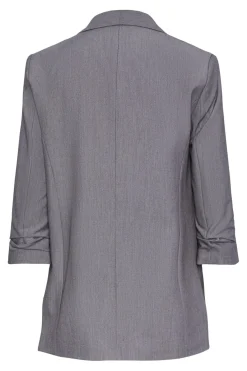 Hot Pieces Pcbosella 3/4 Blazer 3423753 Light Grey Melange