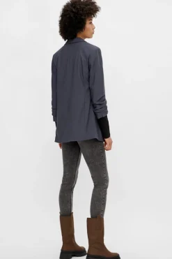 Outlet Pieces Pcbosella 3/4 Blazer Ombre Blue