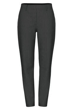 Pieces Pcbosella Pinstripe Ankle Pant 4857353 Magnet Pinstripe