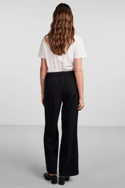 Online Pieces Pcbossy Wide Plain Pant 4266205 Black