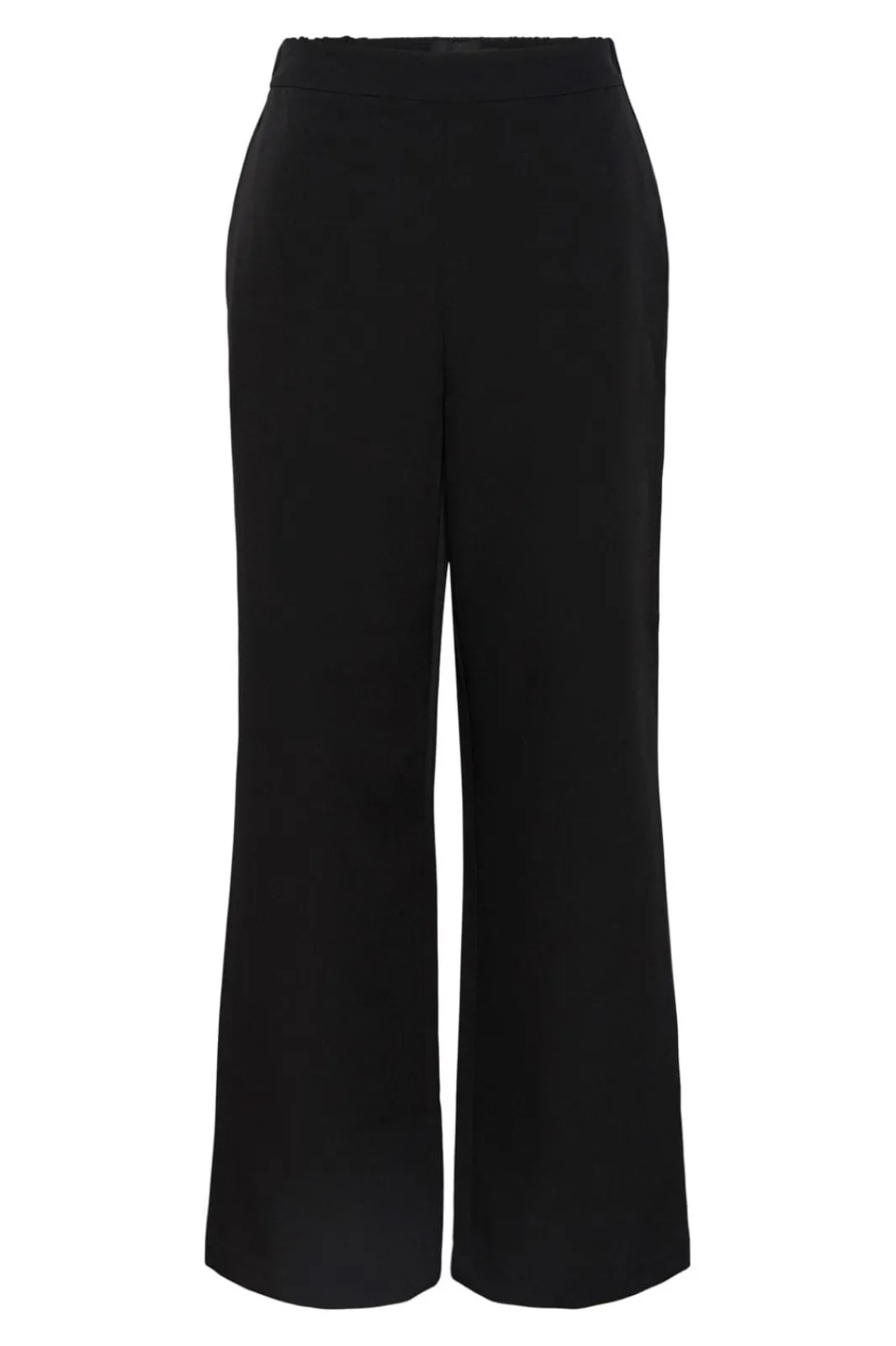 Online Pieces Pcbossy Wide Plain Pant 4266205 Black
