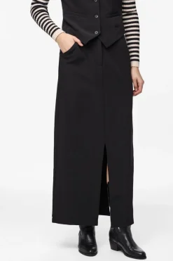 Outlet Pieces Pcbozzy Ankle Skirt 4563742 Black