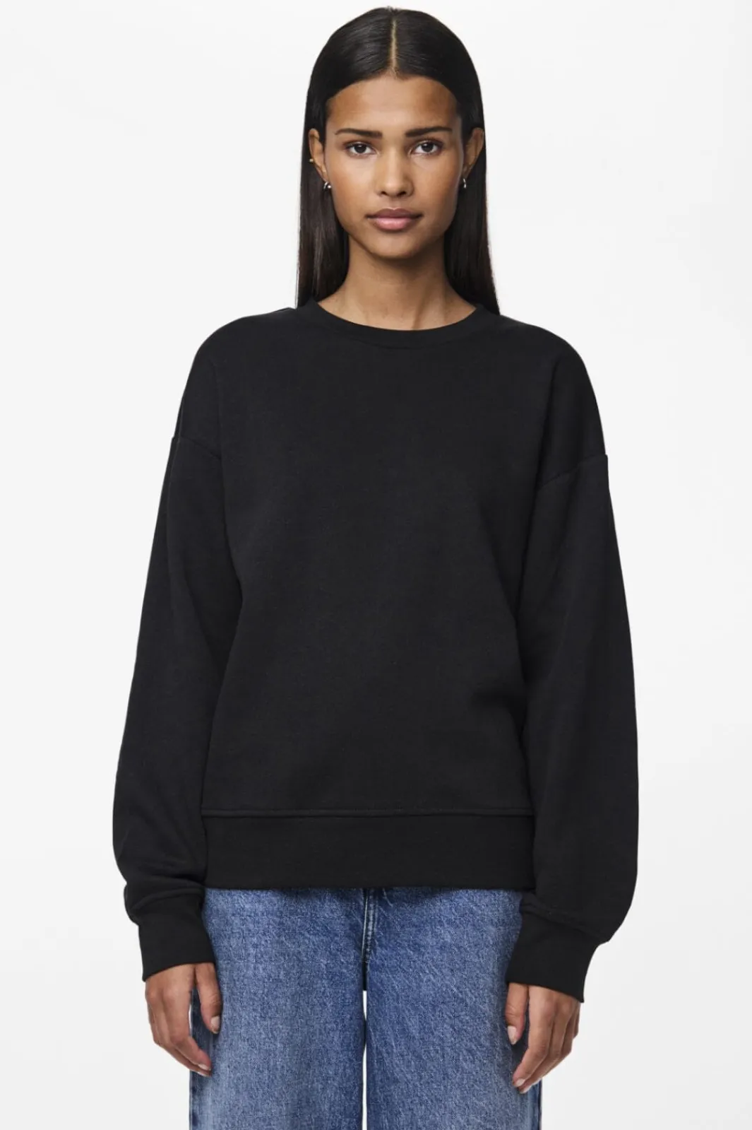 Sale Pieces Pcchilli Ls Sweat 3600582 Black