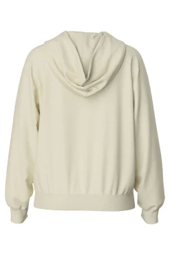 Clearance Pieces Pcchilli Ls Zip Hoodie 4626556 White Pepper