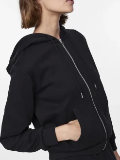 Online Pieces Pcchilli Ls Zip Hoodie 4265110 Black
