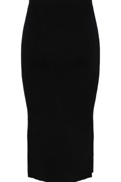 Discount Pieces Pccrista Midi Knit Skirt 4350291 Black